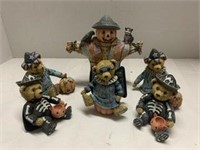 SET "Wise Bears" Figures - Fall Season Design