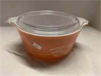 PYREX Baking Dish w/ Lid - Orange