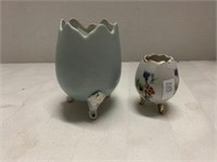 (1) Lefton Egg Vase / (1) Small Egg Vase