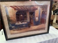 Framed Wall Pic - Italian Bistro Store Front