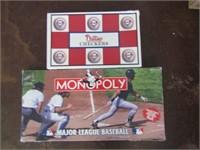 MLB Monopoly & Phillies Checker Set