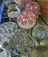 Milifiori Paper Weights, Flower Frogs