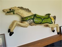 Wooden carousel horse (Approx. 5' x 2')