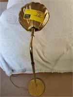 brass adjustable floor reading lamp