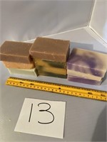 Handcrafted soap lot of 10 bars