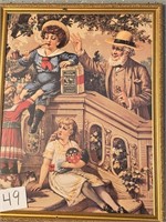 Framed Vintage Print Tobaccocana Advertising