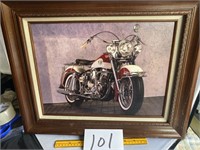 Harley Davidson on Canvas