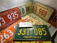LIcense Plate Lot 1961-1969