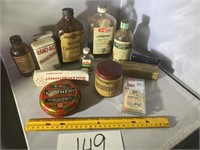 Vintage Medicine Cabinet Contents