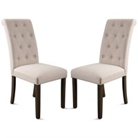 Ammerman Tufted Upholstered Dining Chair (Set- 2)
