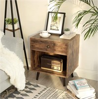 VASAGLE Nightstand, End Table with Drawer