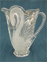 Swan crystal pitcher