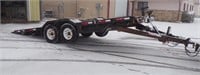 HD Factory 8.5'x20' BP hyd.-tilt flatbed trailer..