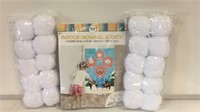 Indoor Snowball Activity & 2 packs of 10 snowballs
