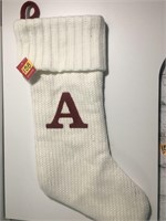 Letter A Stocking