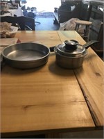 Cooking Pot With Lid & Skillet
