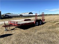 2014 WESCO Flatbed Bumper Pull Trailer