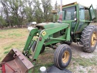 1963 John Deere 4010 Diesel Tractor w/Cab & Loader