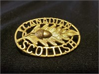 16th CANADIAN SCOTTISH REGIMENT Oak Leaf Pin