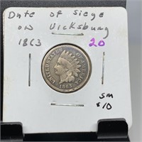 1863 INDIAN HEAD PENNY