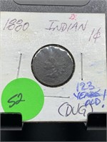1880 INDIAN HEAD PENNY