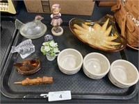 Nesting hens, longaberger pottery bowls.