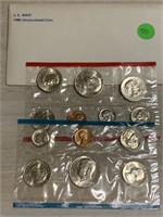 1980 UNCIRCULATED COIN SET