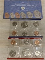 1991 UNCIRCULATED COIN SET