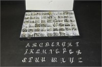 Case Of Dia Name Silver Jewelry Letters