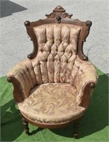 Victorian Parlor Arm Rest  Chair