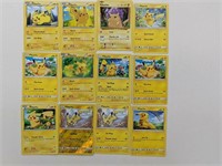 All Pikachu Pokemon Card Lot
