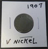 1907 V Nickel