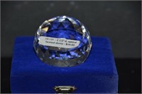 Crystal Faceted Dome Paperweight