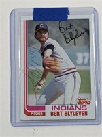1982 Topps Bert Blyleven #685 Signed Card W/ COA