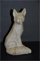 Carved Coyote Figure