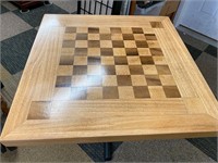 Mango, Monkeypod, Mahogany Pedastal chess table