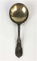 Ornate Sterling Silver Serving Spoon
