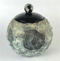 Helen Garriott Earth Rise Pot Cookie Jar