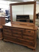 8 Drawer Dresser with Mirror