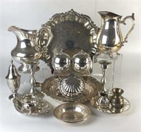 Selection of Silverplate Serving Pieces