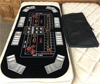 Portable Poker Table Top with Craps Board