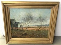 Signed Landscape Oil on Canvas