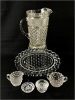 Glass and Crystal Pieces including American by
