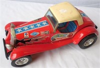 Tin Coca-Cola Hot Rod Battery Operated