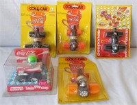 Lot of 4 Cola Cars / 1 Buddy L Cola Car