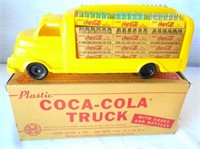 Marx Plastic Coca=Cola Truck with Cases