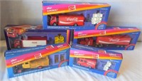 Lot of 5 Siku Coca-Cola Trucks NIB