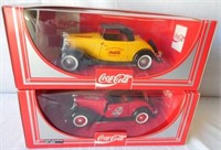Pair of Coca-Cola Roadsters NIB Made in France