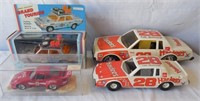 Lot of 4 cars-Coca Cola in case/Battery Op/