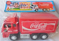 Friction Powered Coca-Cola Truck-plastic